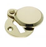 Solid Polished Brass Victorian Door Key covered Escutcheon (PB624)